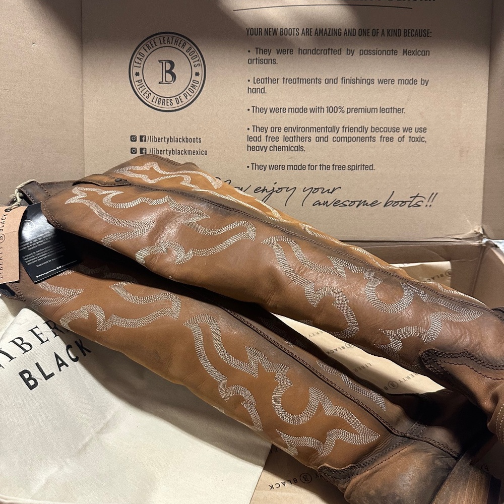 Liberty Black Western Boots